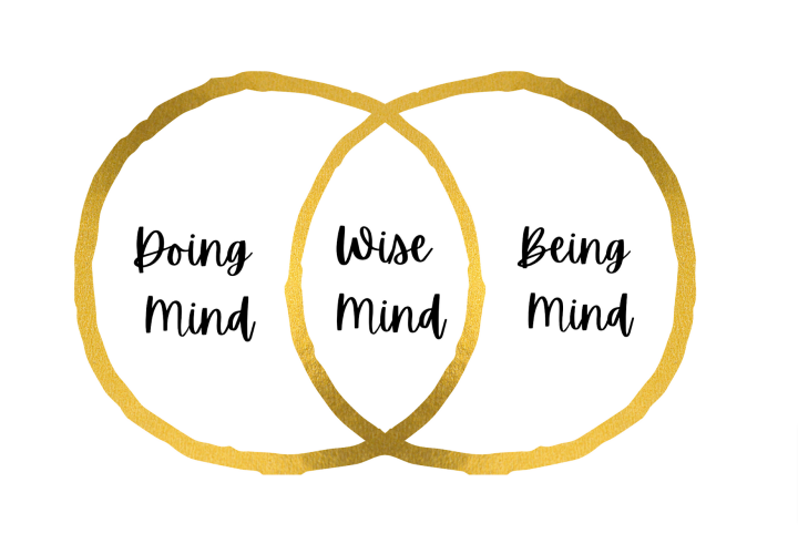 Wise Mind : balance between Doing Mind and Being Mind