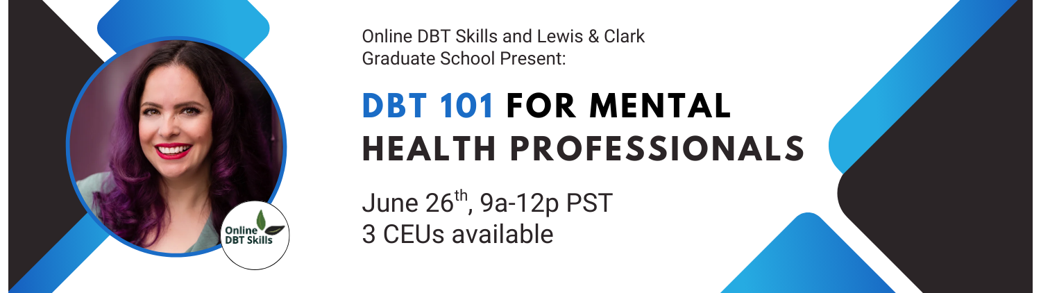 DBT 101 for Mental Health Professionals event